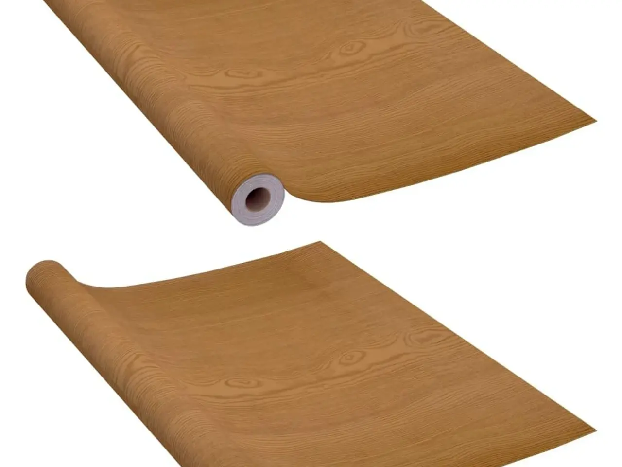Billede 2 - Selvklæbende dørfolie 2 stk. 210 x 90 cm - lys eg