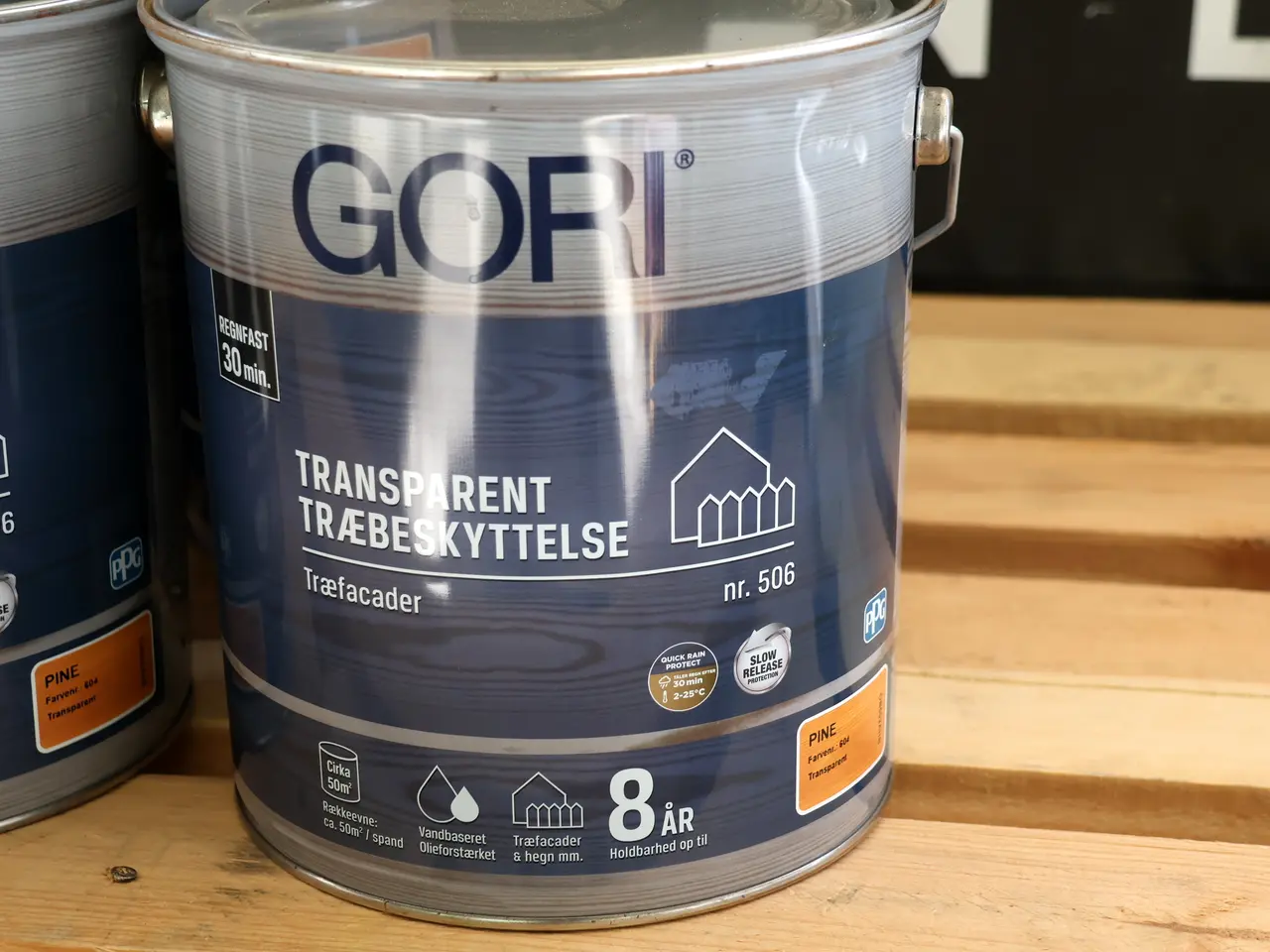 Billede 2 - 5 Stk Gori transparent træbeskyttelse træfacade