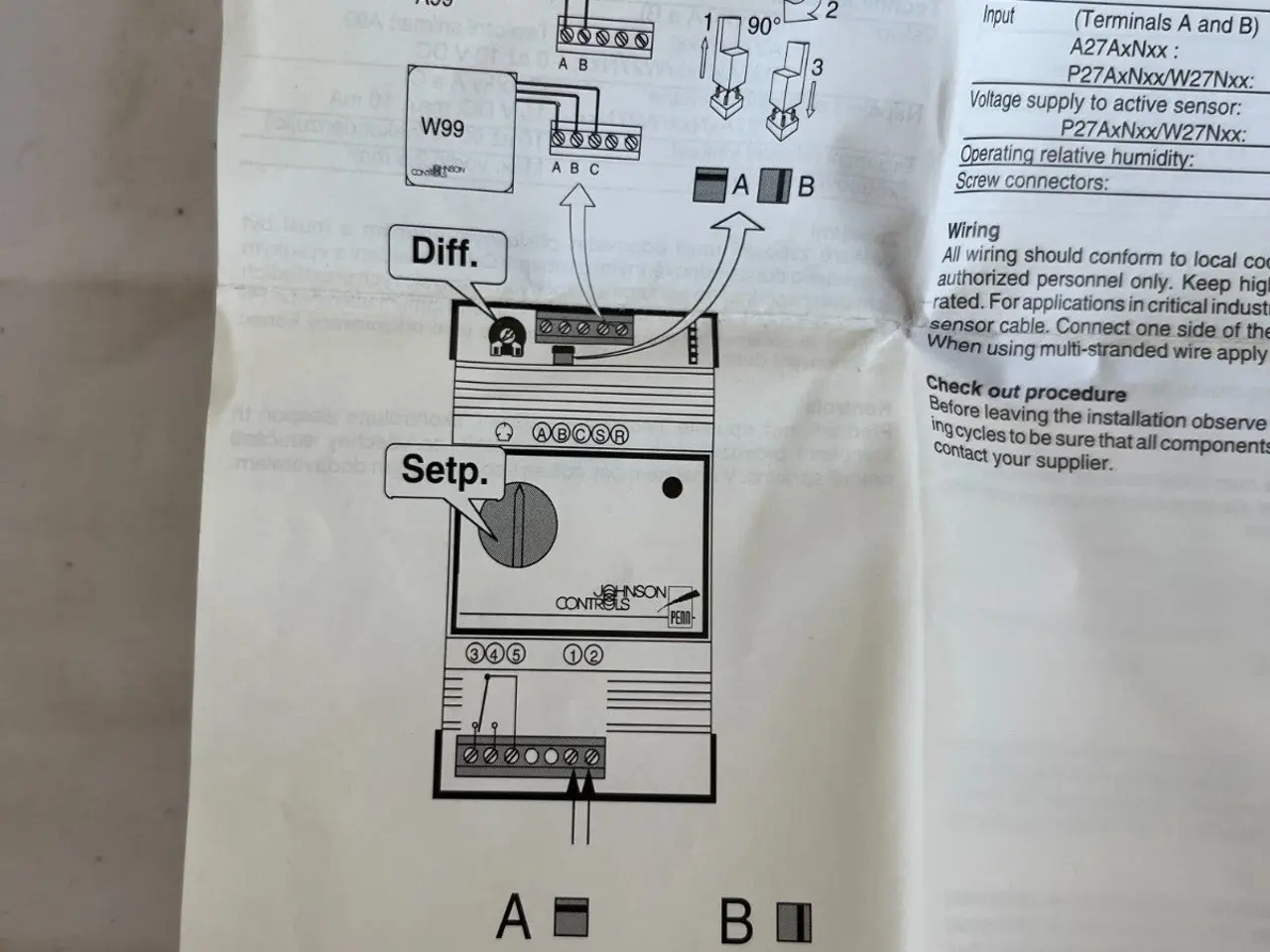 Billede 7 - Johnson Controls A27A1N11 1 Stage Control modul