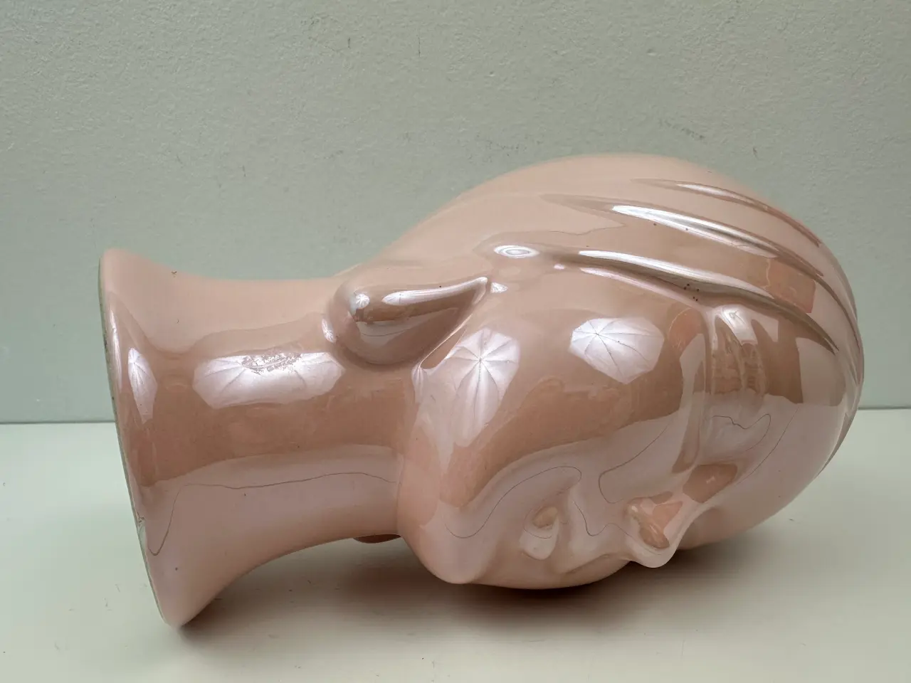 Billede 7 - Retro porcelænshoved i pink
