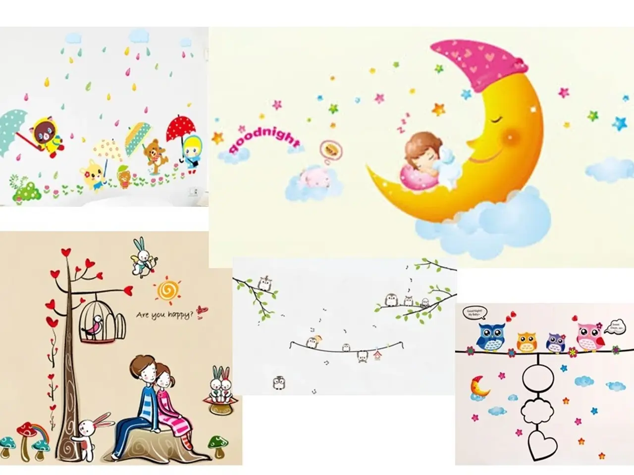 Billede 3 - Parti med 740 wallstickers
