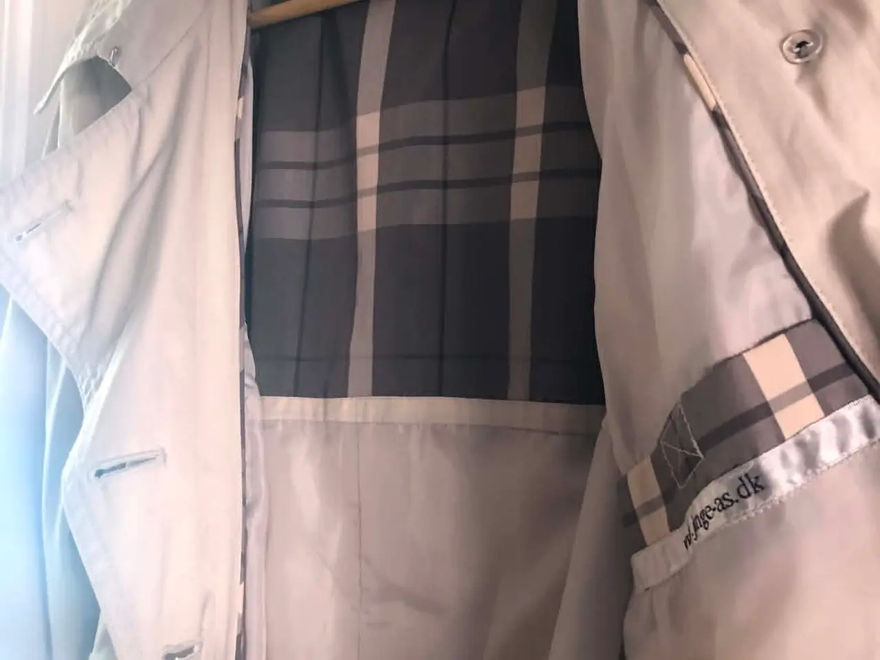 Billede 8 - Elegant Junge trenchcoat str 40 lys grå/beige