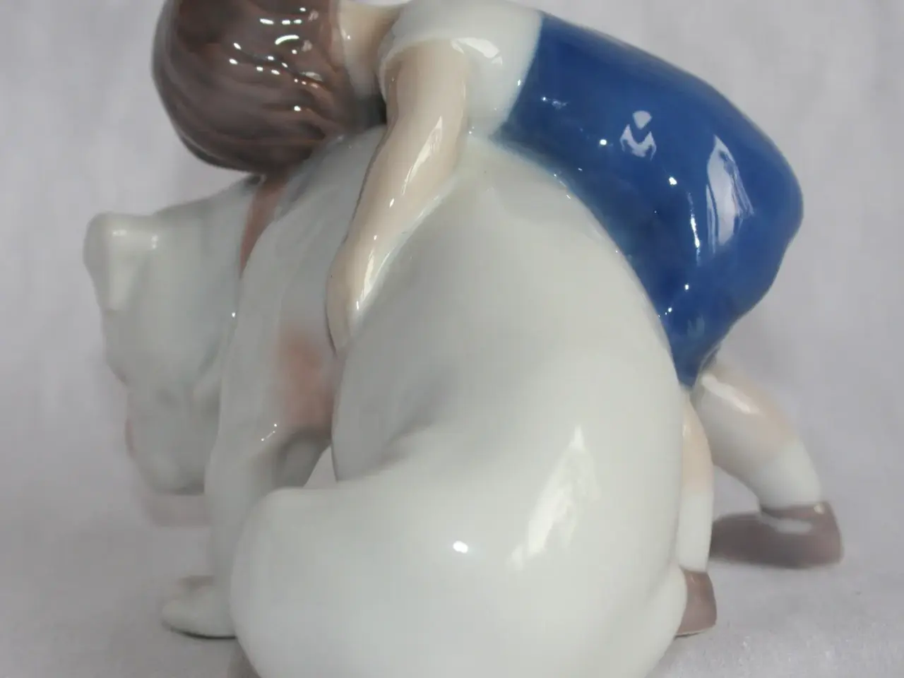 Billede 4 - Dreng med buldog, figur fra B & G