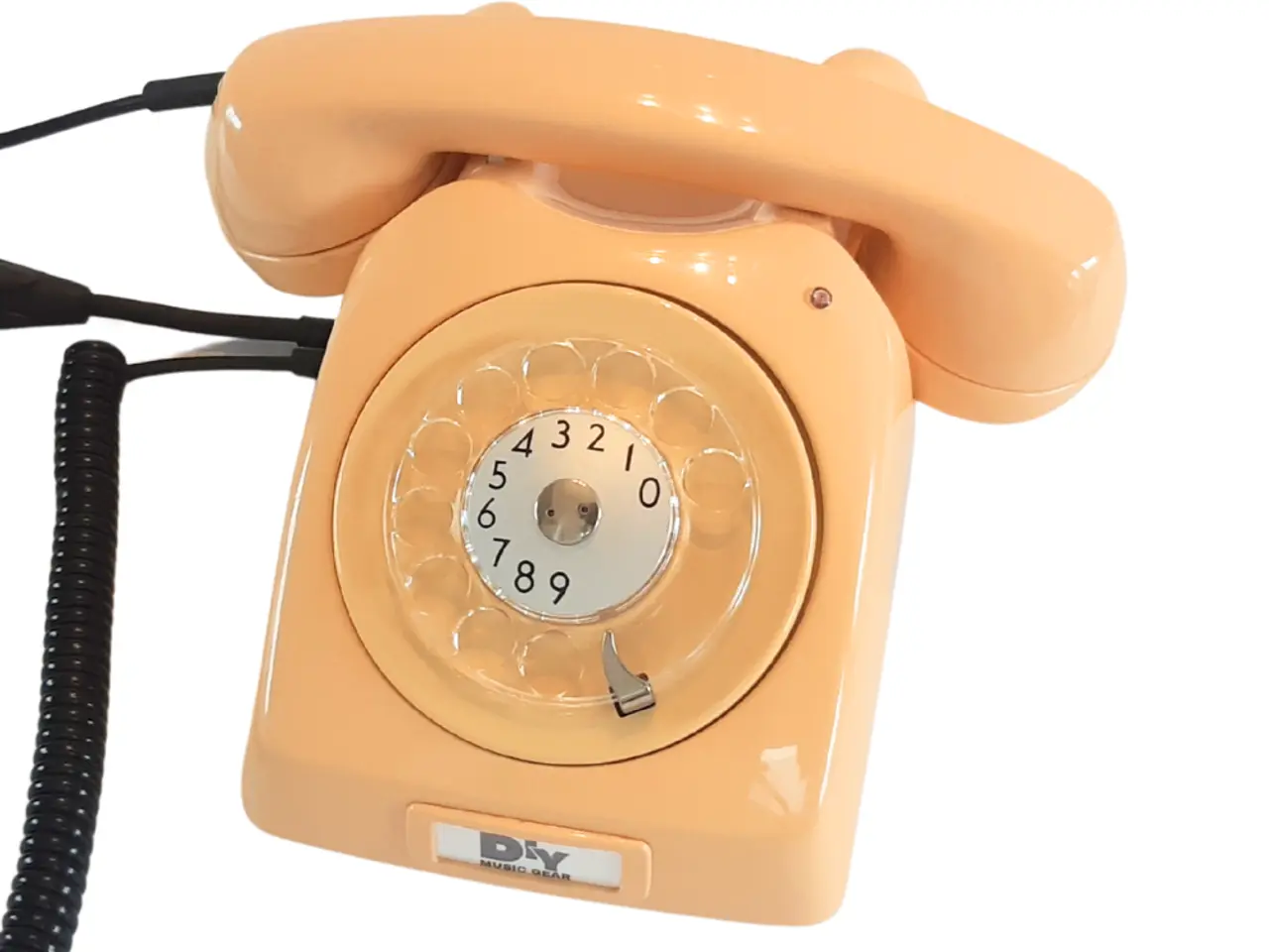Billede 1 - Retro telefon mikrofon 2i1 (Lysegul)