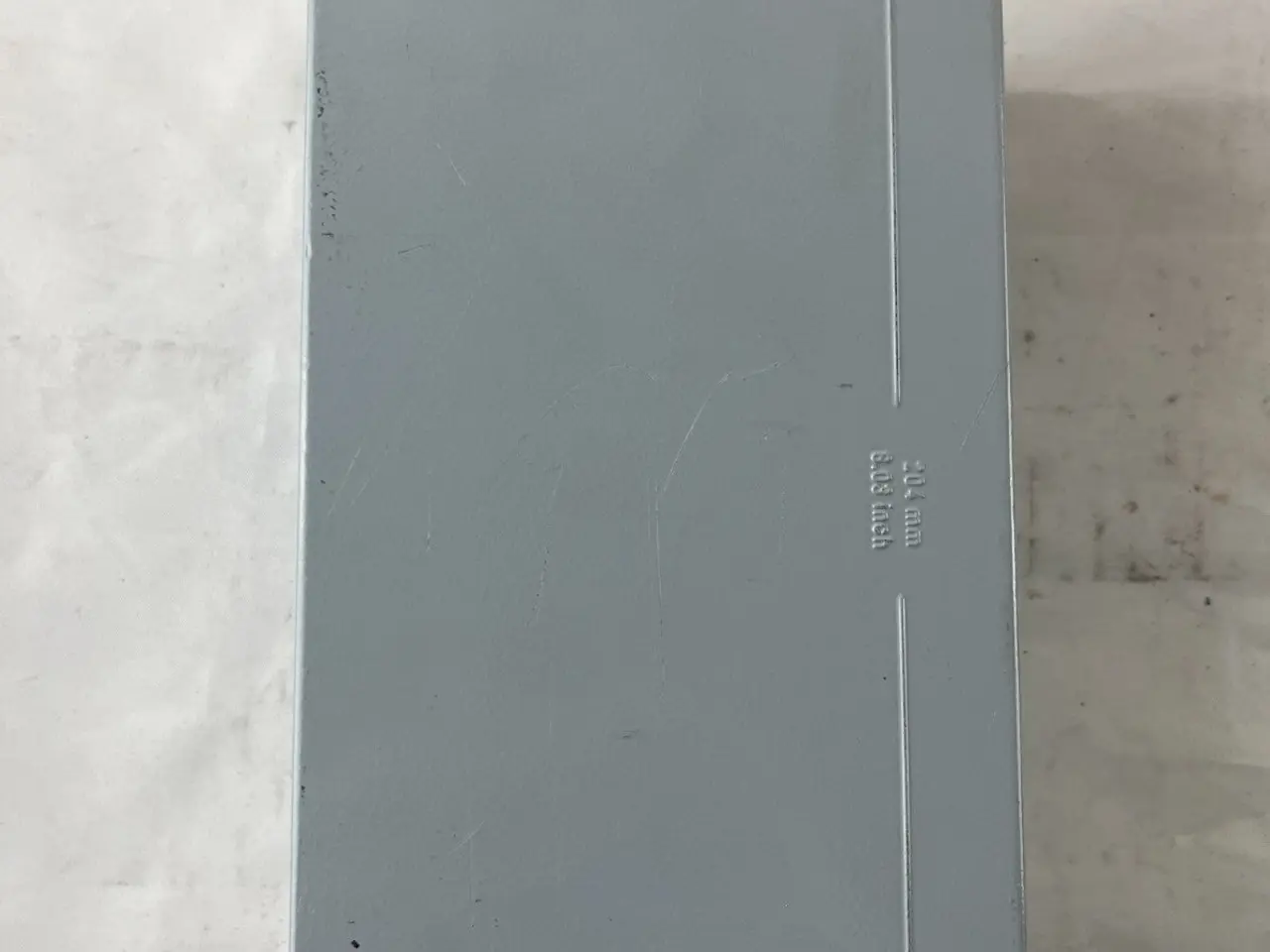 Billede 8 - kabinet 82x206mm Grey Junction Box Screw Lid