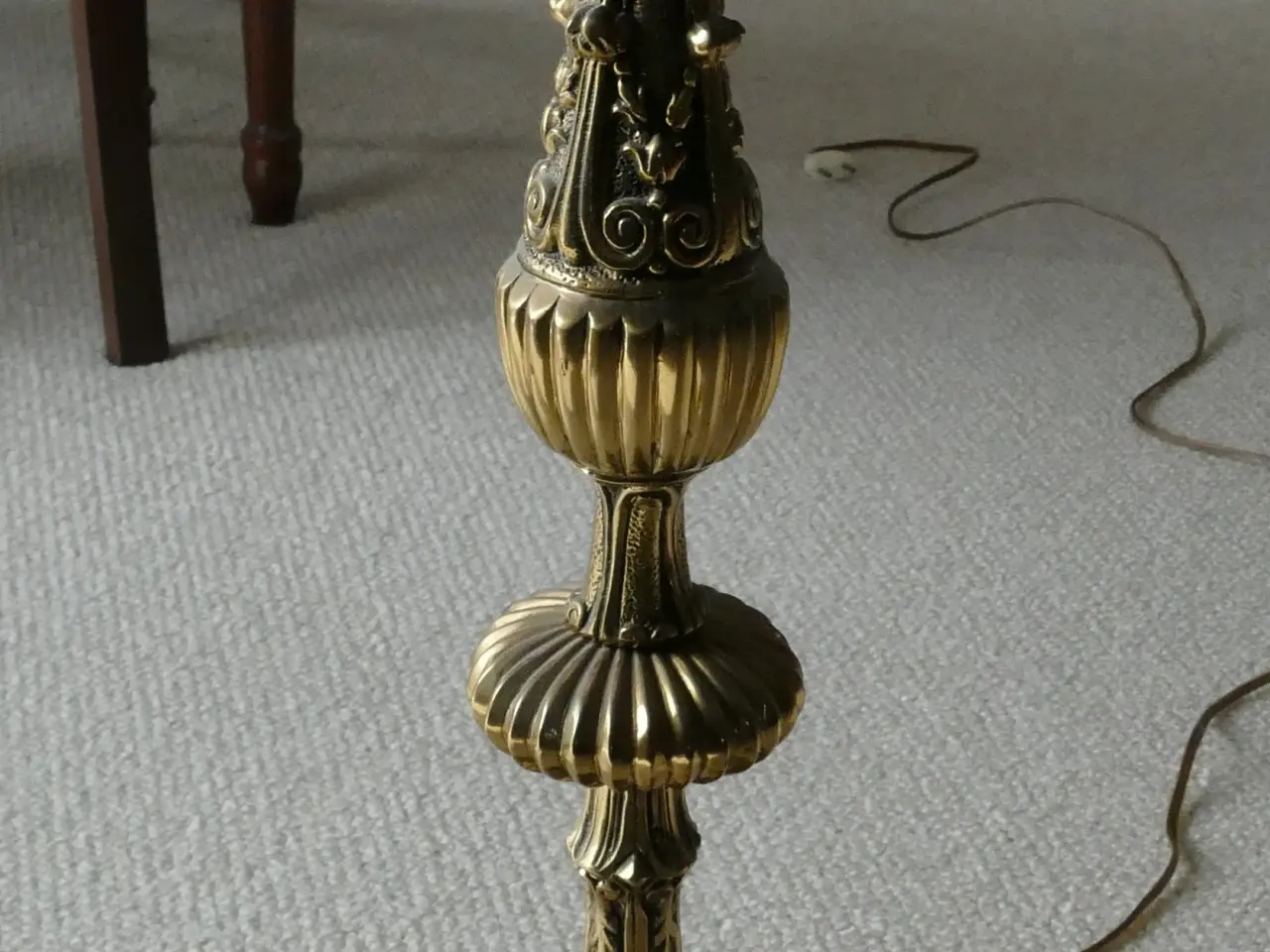 Billede 4 - Antik Bronze Standerlampe