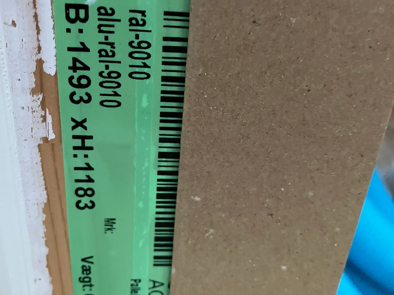 Billede 2 - Alu-træ 3 stk. vinduer i hvid