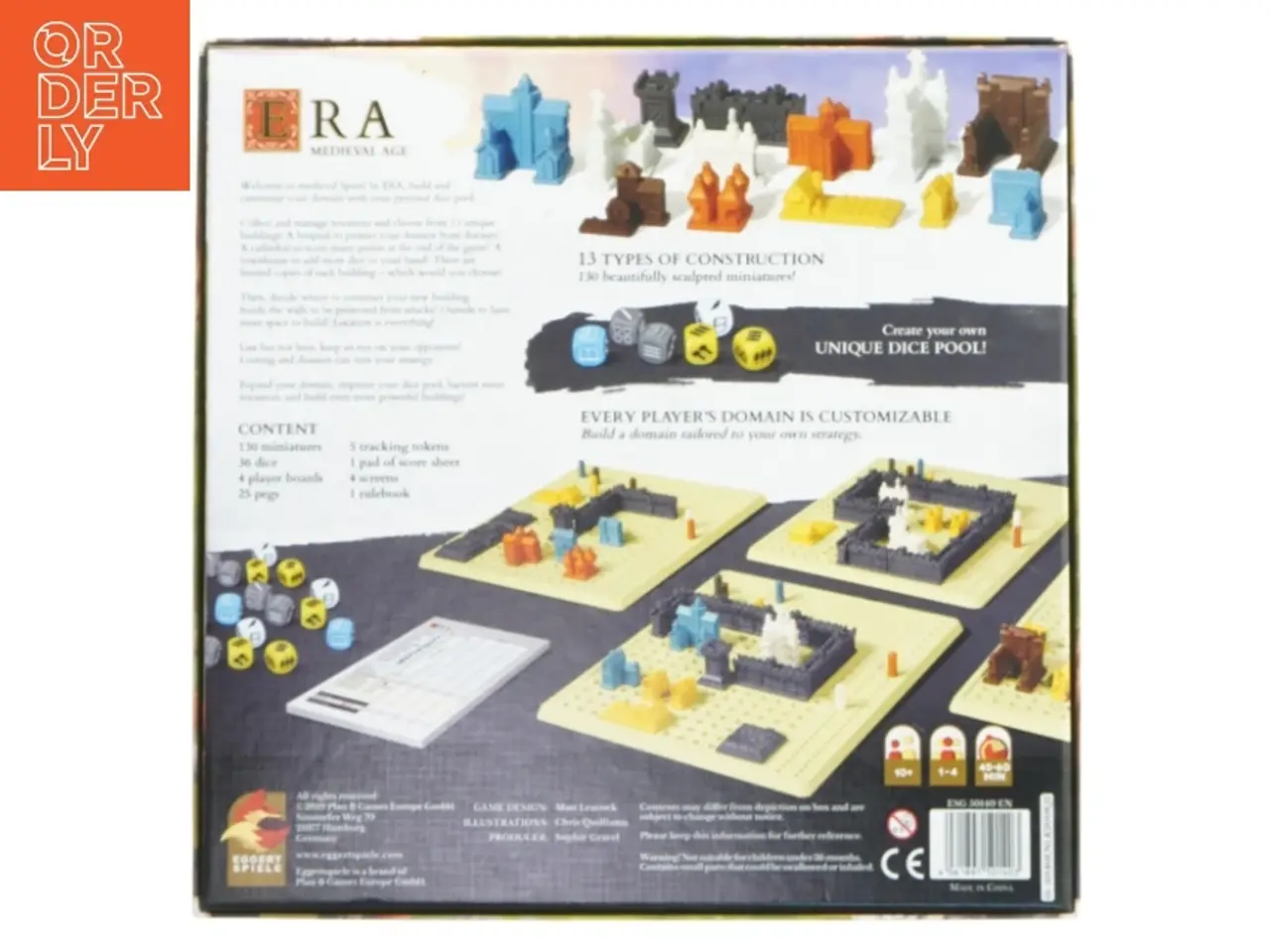 Billede 3 - Era Medieval Age brætspil fra Eggert Spiele (str. 30x30 cm)