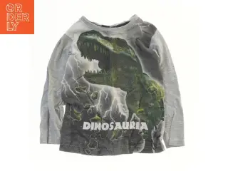 Langærmet T-shirt med dinosaurtryk fra Dinos Auria (str. 104)