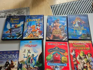 Børnefilm på dvd i massevis