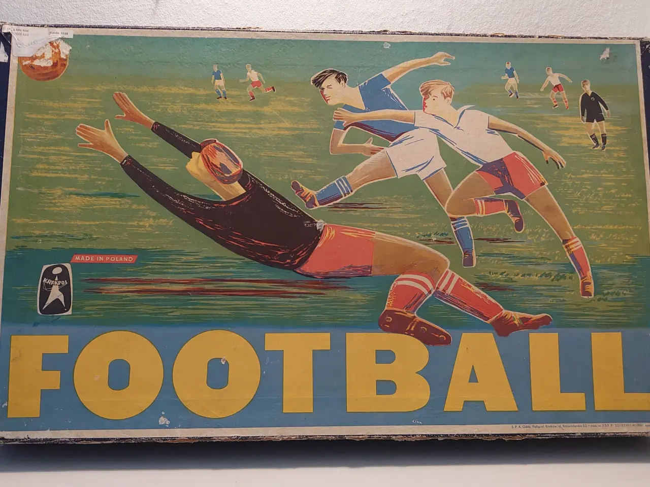 Billede 1 - Football. Prod. Krakpol i Polen. Ca 1960.