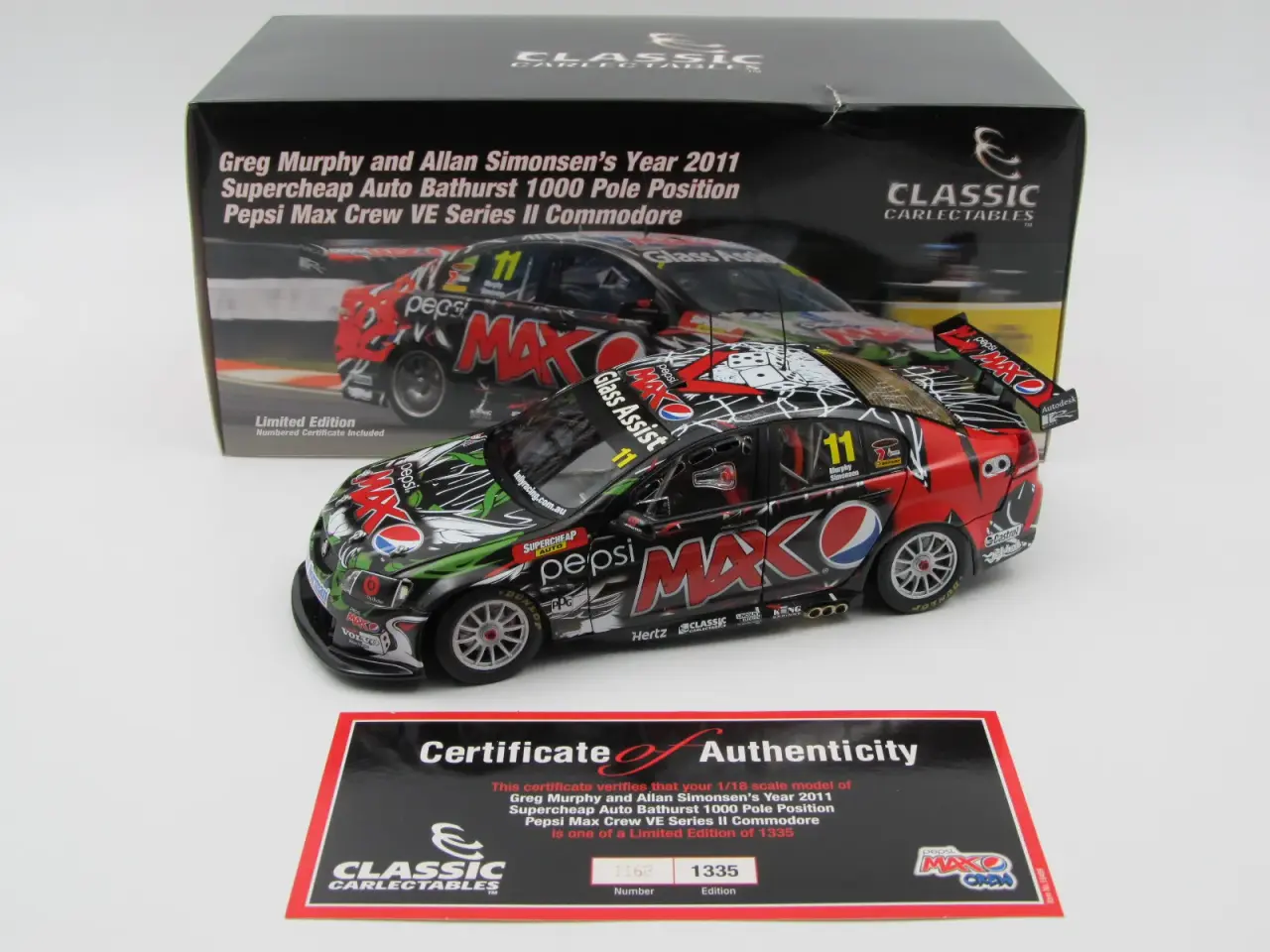 Billede 1 - Allan Simonsen's 2011 Holden Commodore V8 - 1:18