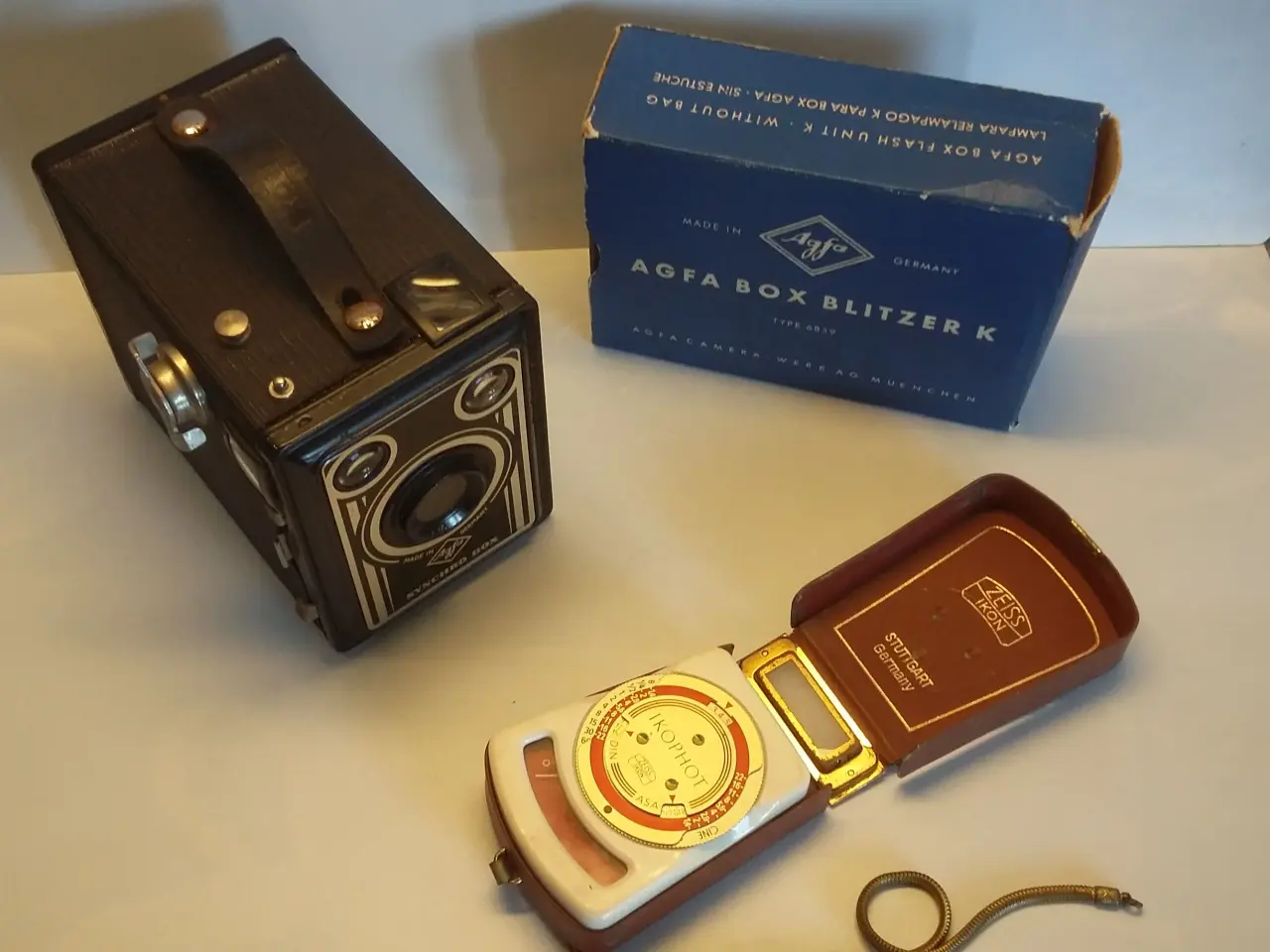 Billede 2 - Agfa synchro box m. blitz og lysmåler.