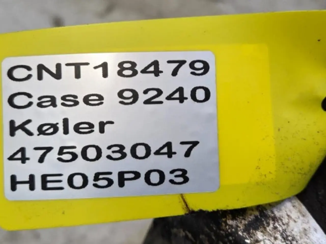 Billede 21 - Case 9240 Køler 47503047