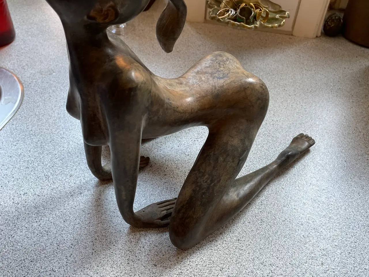 Billede 2 - Bronze kvindefigur