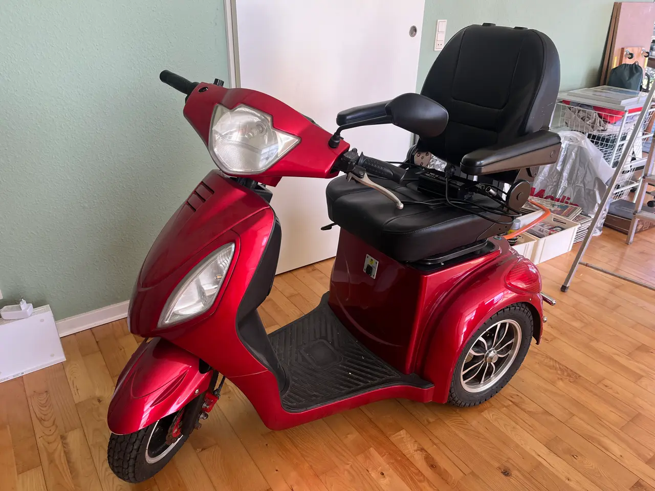 Billede 1 - Blimo el-scooter rød 3-hjulet