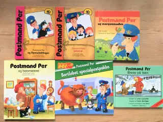 NEDSAT: 8 Postmand Per bøger, alle i hardback