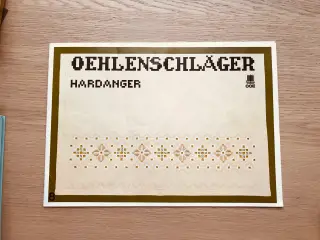 Hardanger  -  Oehlenschläger