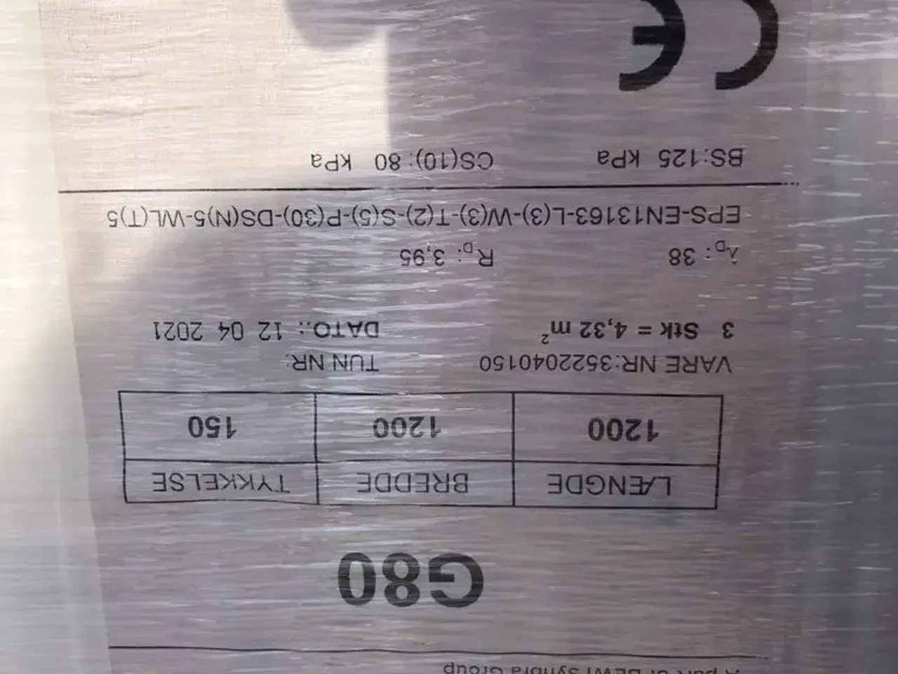 Billede 2 - Gulvisolering 150 mm 100mm 200mm