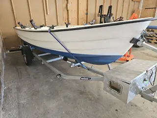 14 fods jolle med 20 hk motor