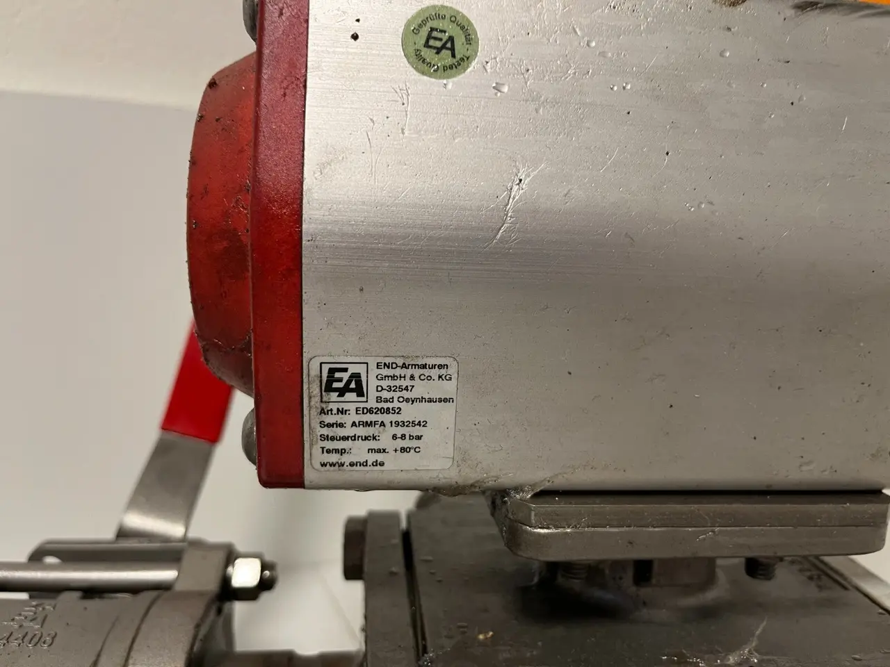 Billede 16 - END-Armaturen ZD311567 DN50 Ball ventil Pneumatic