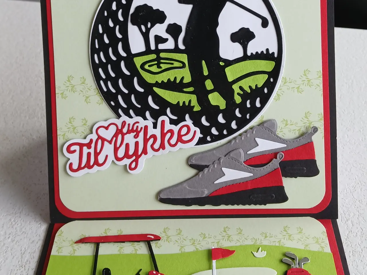 Billede 16 - tillykke kort til golf interesserede sælges
