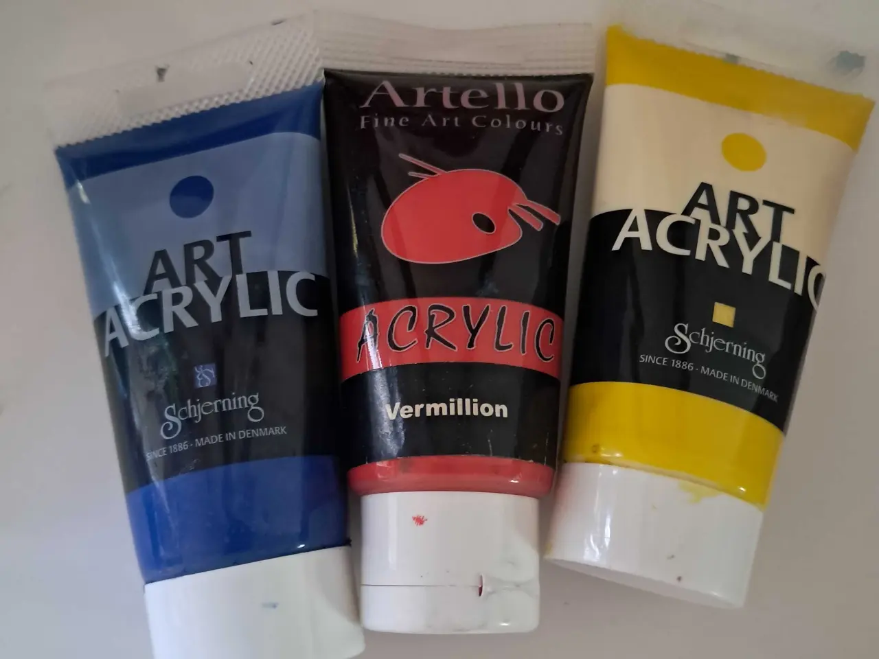 Billede 1 - 5 Artello acryluc maling