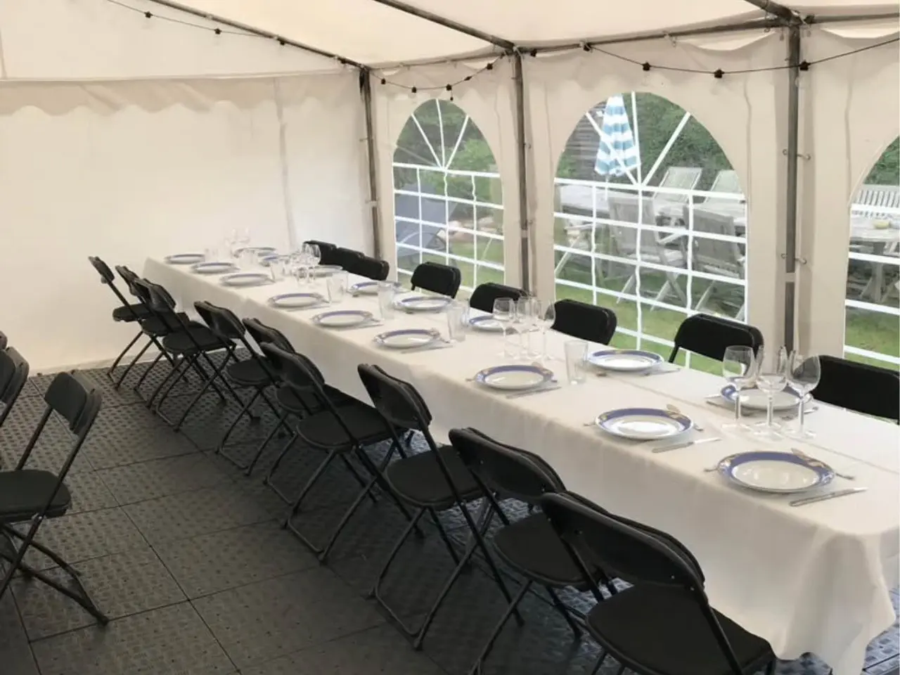 Billede 2 - Gulv til festtelt. Fest telt, konfirmation Bryllup