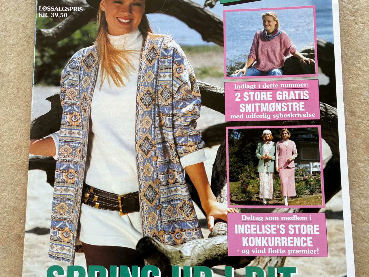 Billede 1 - Ingelise sy & strik blad 1993