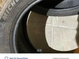 Dæk Michelin helårsdæk 18”. 2 stk.