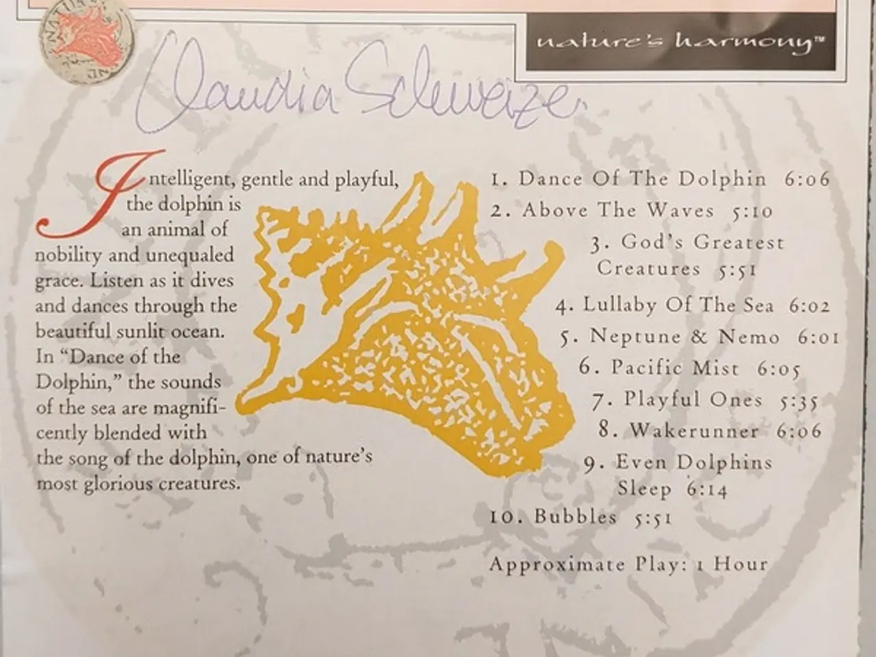 Billede 6 - Rick Rhodes – Dance Of The Dolphin – CD