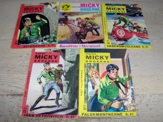 8 KAPTAJN MICKEY BØGER + 1 COCO