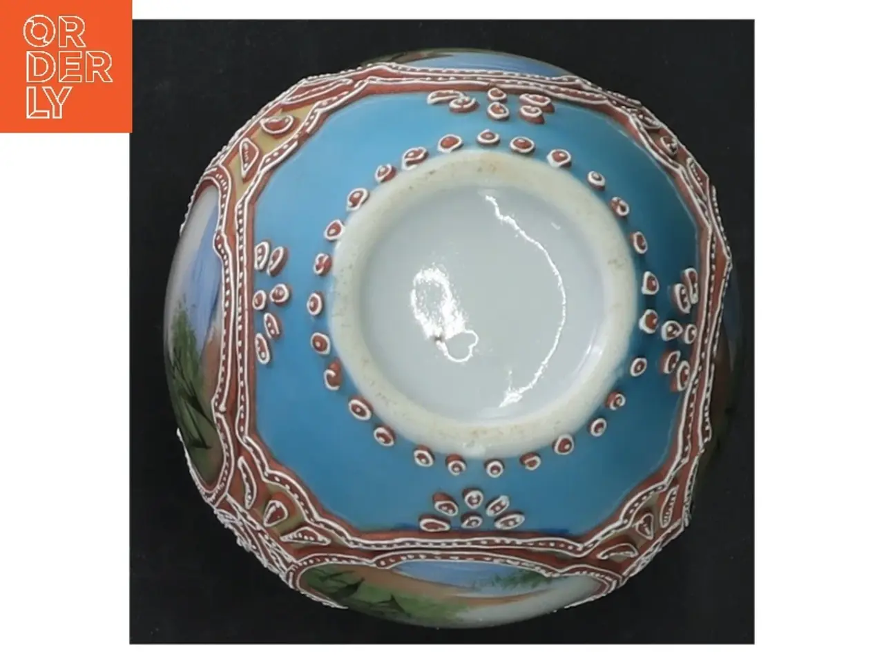 Billede 3 - Håndmalet porcelænsvase (str. 11. cm)