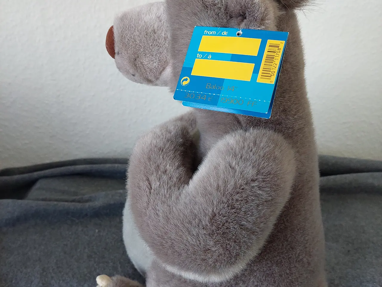 Billede 2 - VINTAGE Disney Baloo (Junglebogen)