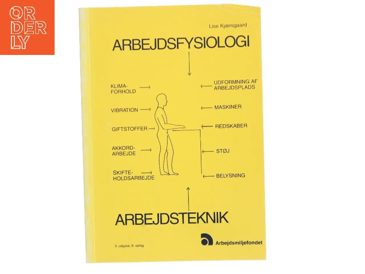 Billede 1 - Arbejdsfysiologi – Arbejdsteknik af Lise Kjærsgaard (Bog)