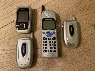 Forskellige mobil telefoner