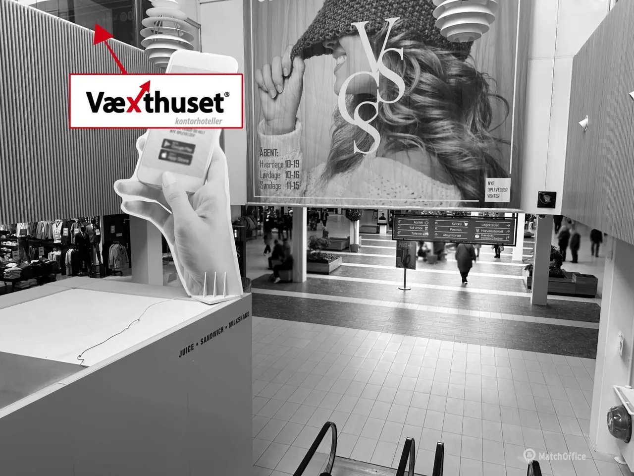 Billede 15 - Kontor til leje i Slagelse – med unik placering på toppen af Vestsjællands Centret!