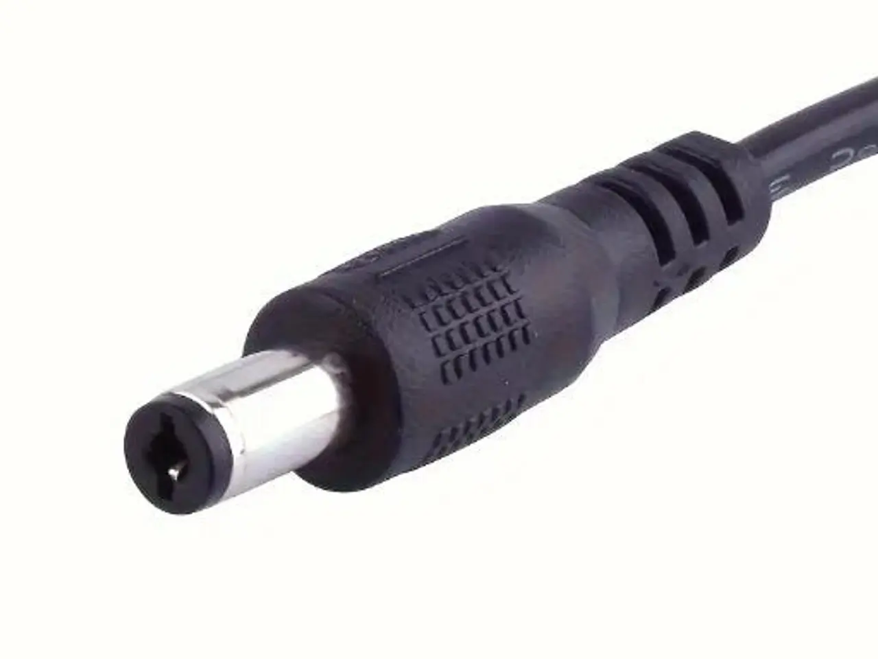 Billede 2 - USB kabel med strømstik 1m (5,5x2,5mm), sort