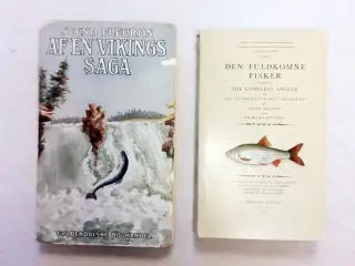 To ældre fiskebøger sælges.