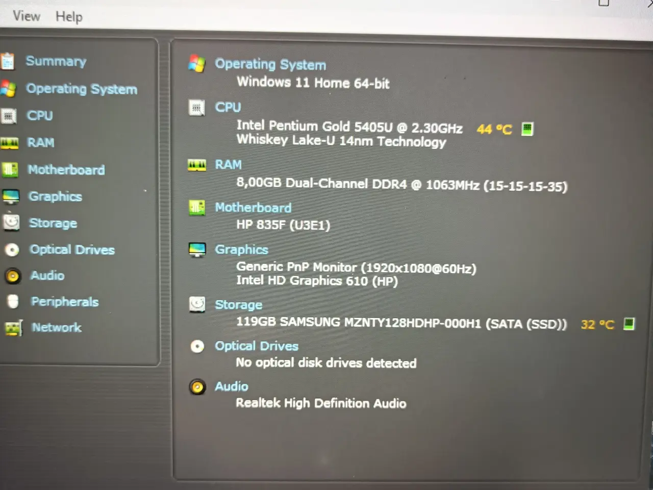 Billede 3 - Hp bærbar win 11 med ddr4 ram og nvme disk