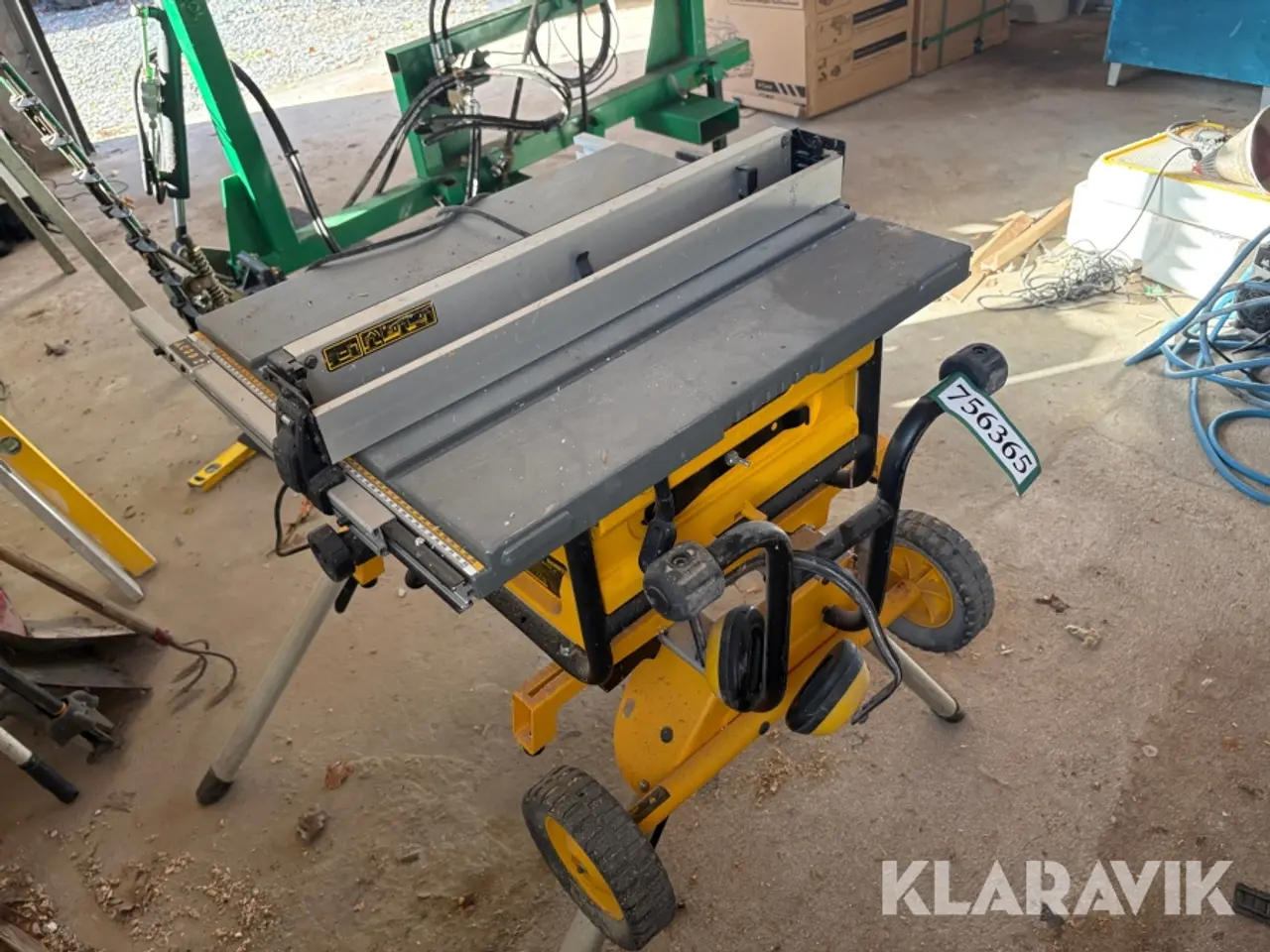 Billede 3 - Bordsav Dewalt DW745-QS på stativ