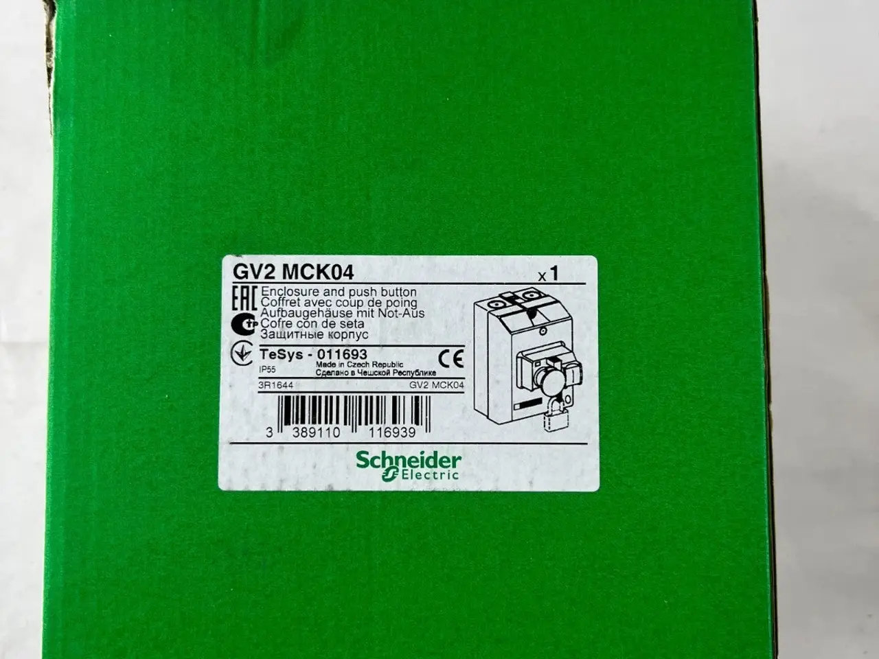Billede 4 - Schneider GV2 MCK04 Emergency Stop kabinet IP55