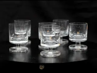 Sherry- og portvinsglas i klart glas 1970’erne sæt