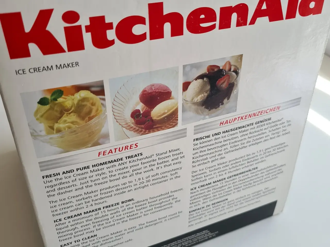 Billede 4 - KitchenAid Ice Cream Maker