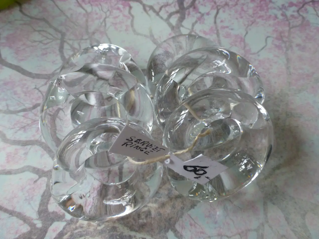 Billede 1 - Servietringe Glas
