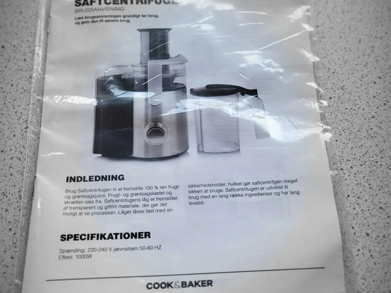 Billede 1 - Cook&BAKER  Frugtprasser 