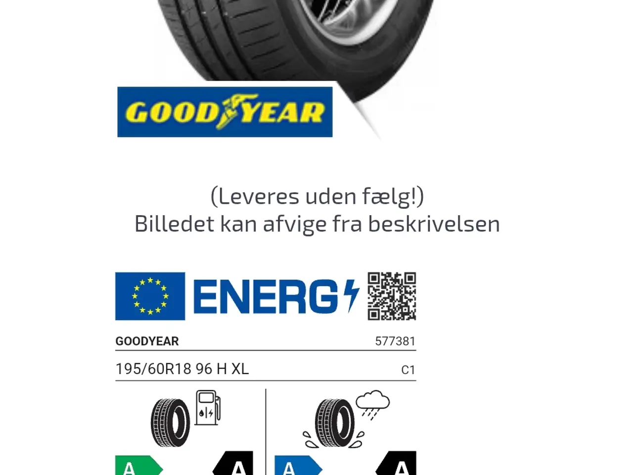 Billede 1 - Sommerdæk Goodyear 