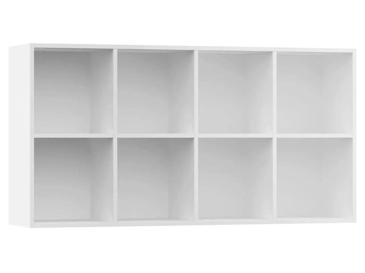Billede 8 - Bogreol i konstrueret træ 66 x 30 x 130 cm - hvid