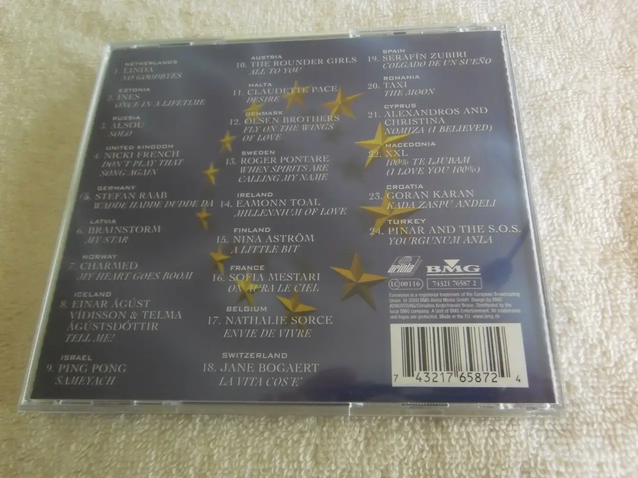 Billede 2 - CD:  Eurovision song contest 2000 