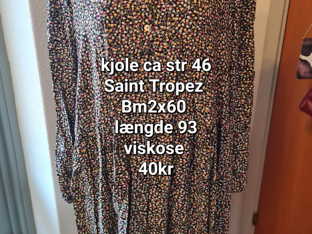 Billede 1 - Viskose kjole str 46-48 